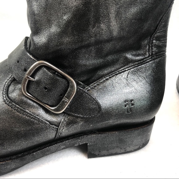 NWT Frye | Women’s Metallic Veronica Ankle Boots - Picture 7 of 14